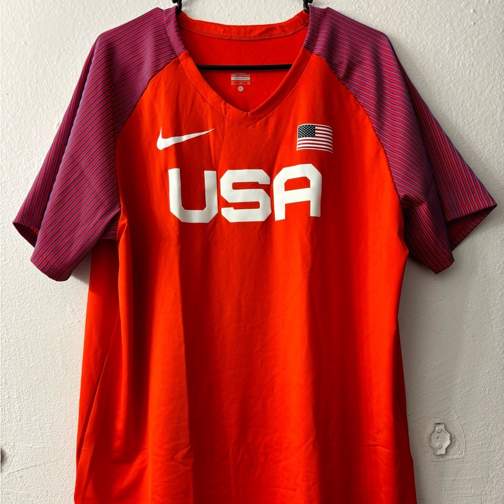 NIKE USA PRO ELITE TRACK & FIELD MADE IN THE USA RUNNING SHIRT SIZE XL